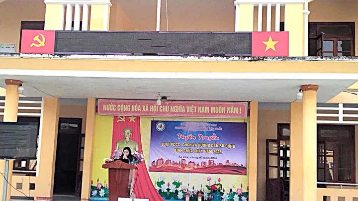 TUYÊN TRUYỀN LUẬT PHÒNG CHÁY, CHỮA CHÁY VÀ CỨU NẠN, CỨU HỘ VÀ HƯỚNG DẪN SỬ DỤNG BÌNH CHỮA CHÁY NĂM 2025